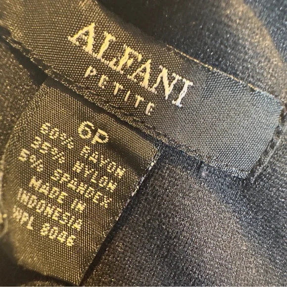 Alfani Black Sleeveless Scoop Neck Sheath Dress - Picture 7 of 8